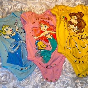 Disney princess onesie bundle